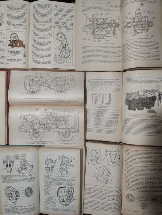 набор книг Топливная, Эл. Аппаратура Автомобилей Компрессорная Станция