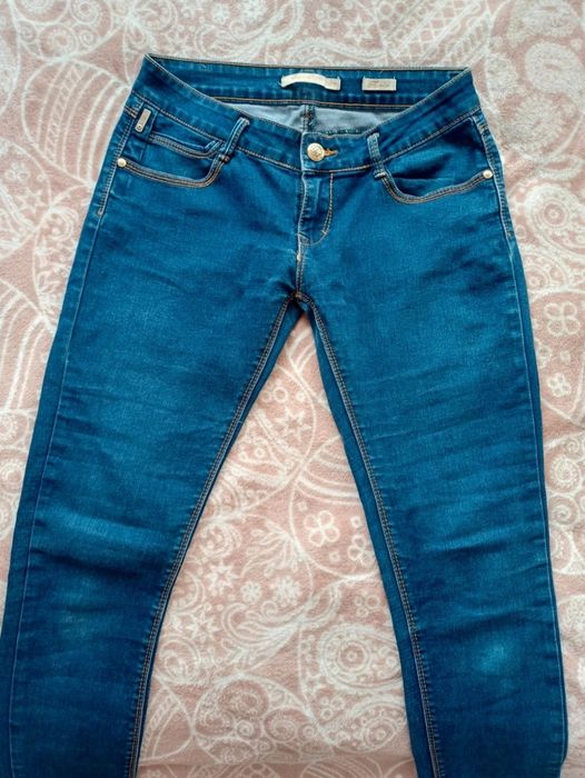 Biodrówki dżinsowe z zamkami na nogawkach M Denim's Originals