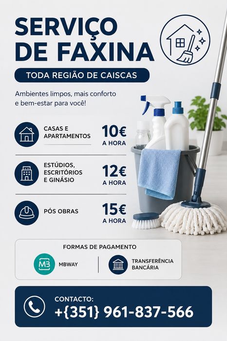 Serviços faxinas
