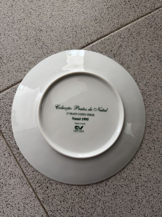 Prato de Natal 1995 Costa Verde – Edição Limitada (Coleção)
