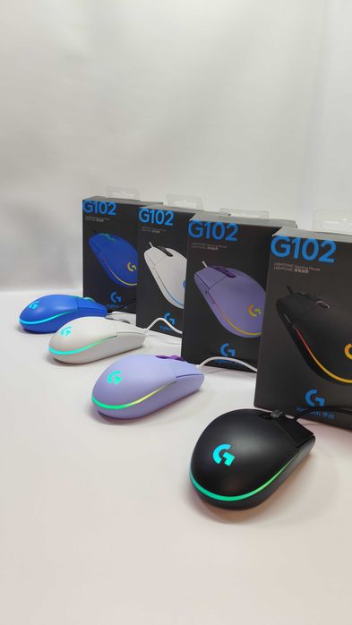 Геймерська провідна ігрова мишка Logitech G102 з RGB підсвіткою