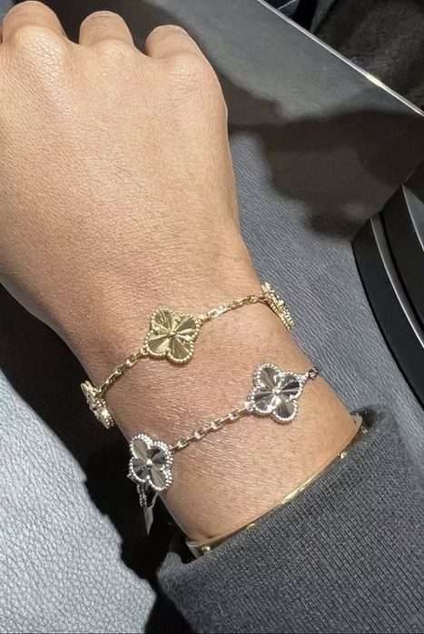 Браслет van cleef & arpels vintage alhambra  браслет з конюшинами