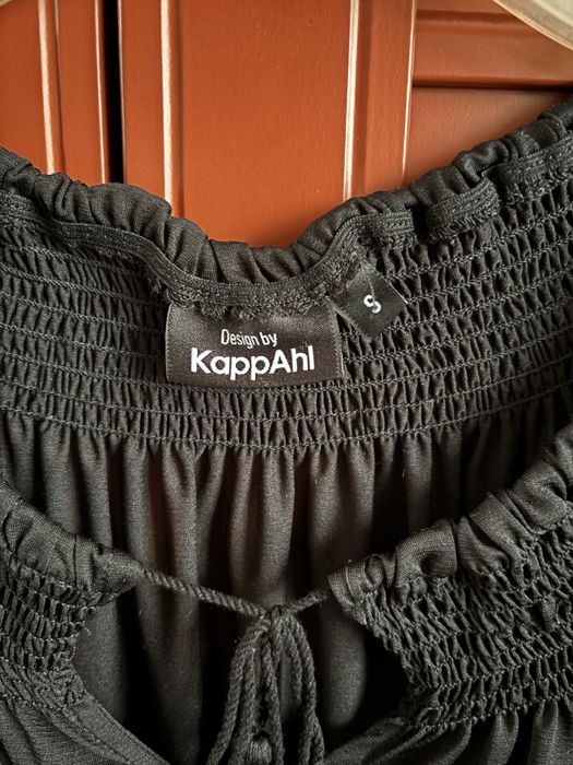 Czarna bluzka boho KappAhl