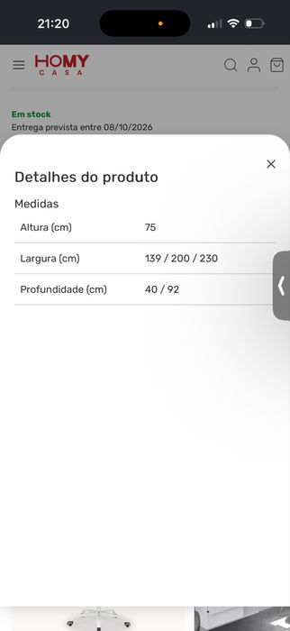 Secretária reversível