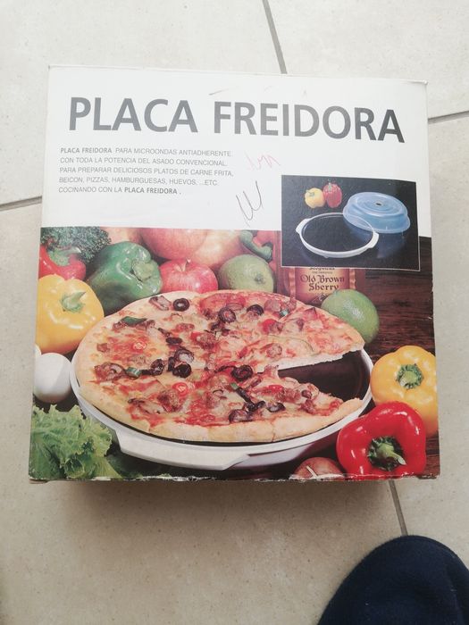 Placa freidora para microondas