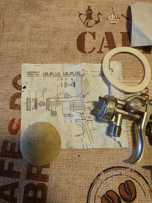 Pistola de pintura nova
