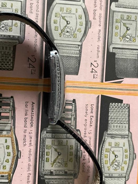 Zegarek Bulova model President z 1930 roku