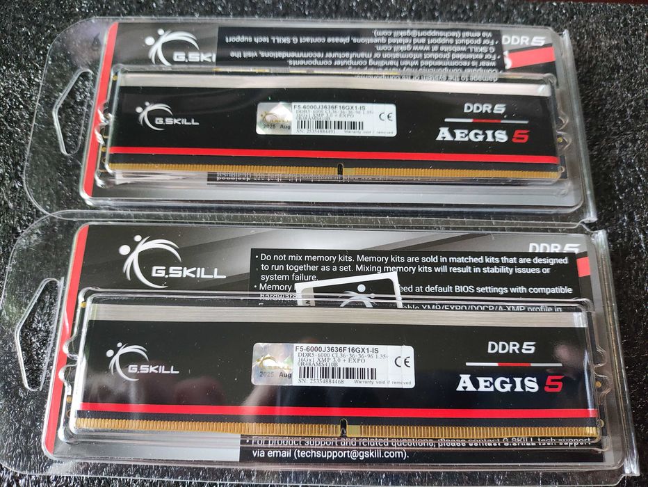 Оперативна пам'ять DDR5 32Gb (2x16Gb) eXceleram G.SKILL 5600 6000 MHz