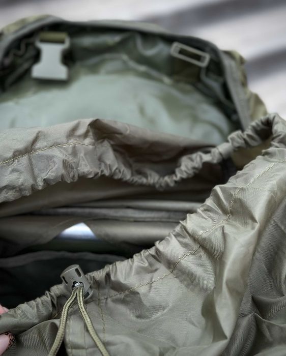 Тактичний великий військовий чоловічий каркасний рюкзак 80-85л Олива