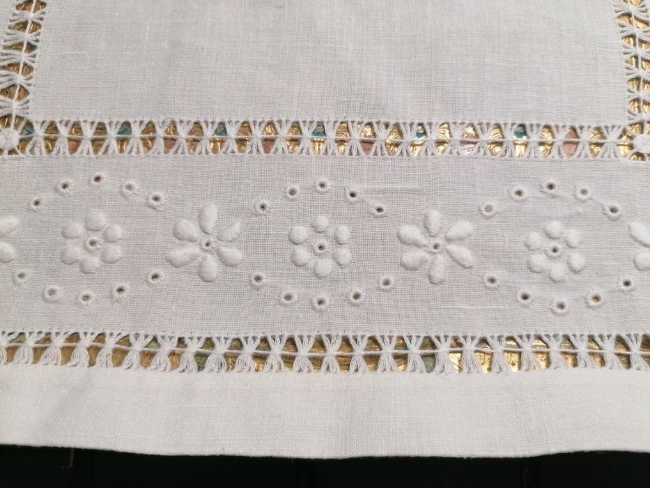 Naperon de linho para tabuleiro