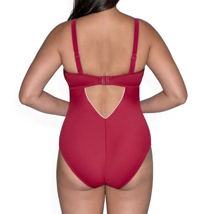 Curvy Kate Poolside Plunge Swimsuit Swimming Costume Red
