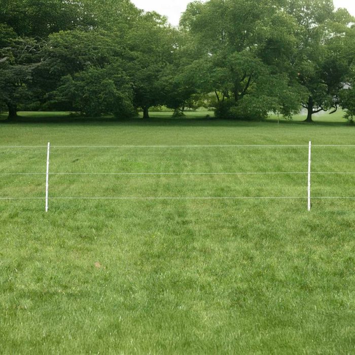 Palik ogrodzeniowy z polipropylenu BASIC, 105 cm, biały, poj. stopka