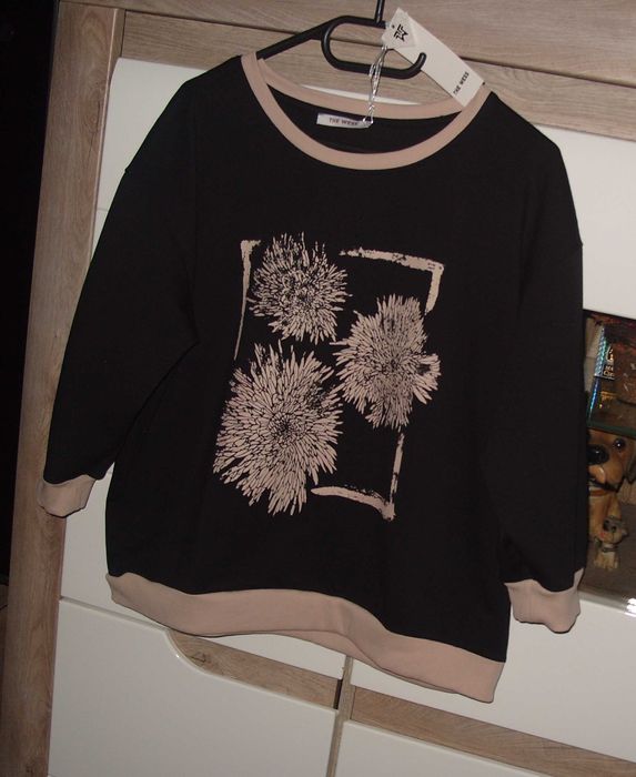 Bluzka rękaw 3/4_ Dmuchawce r. M/L_THE WESS_