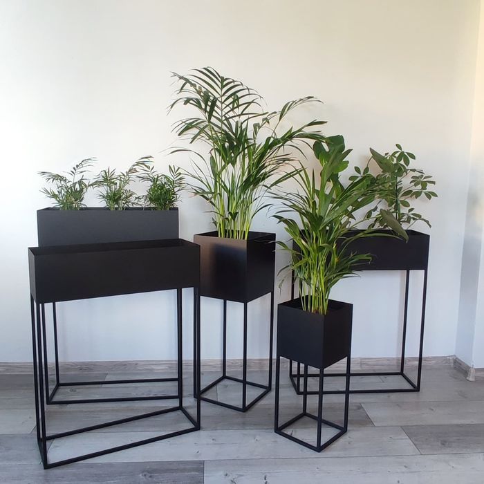 Kwietnik metalowy loft