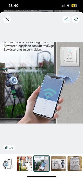 Programador temporizador wifi Rega RainPoint - NOVO
