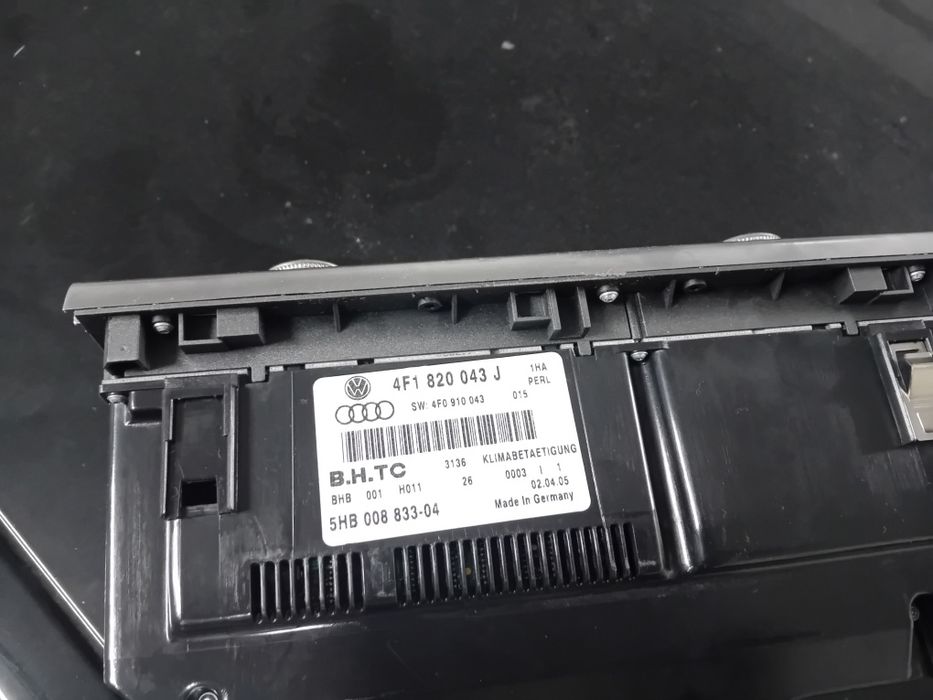 Audi a6 c6 panel klimatyzacji klimatronik nawiewu europa