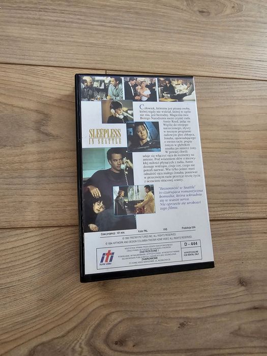 Bezsenność w Seattle Film VHS Kaseta