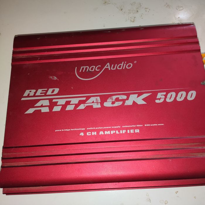 Продам автомобильный усилитель мощности звука Red Attack 5000