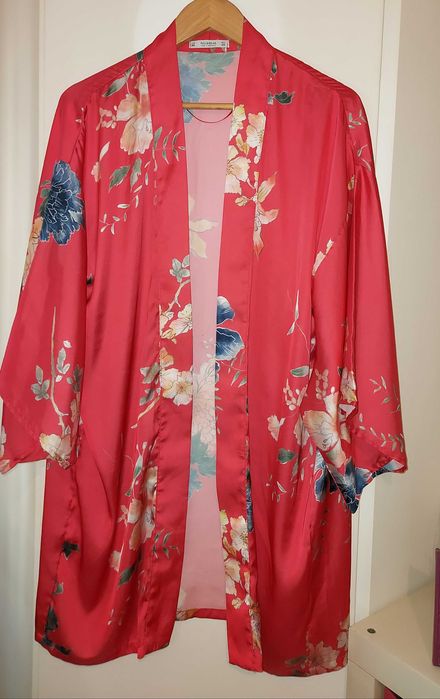 Kimono Pull&Bear vermelho