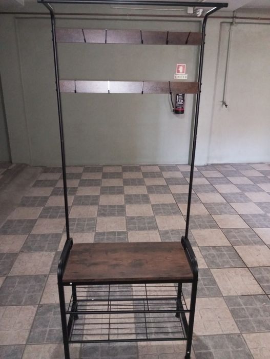 Cabide, de entrada com sapateira