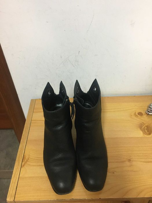 Botki skora naturalna roz 38