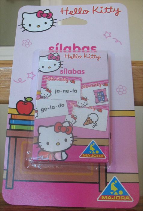 Majora - Hello Kitty - Jogo Cartas Didático - Sílabas (2011)