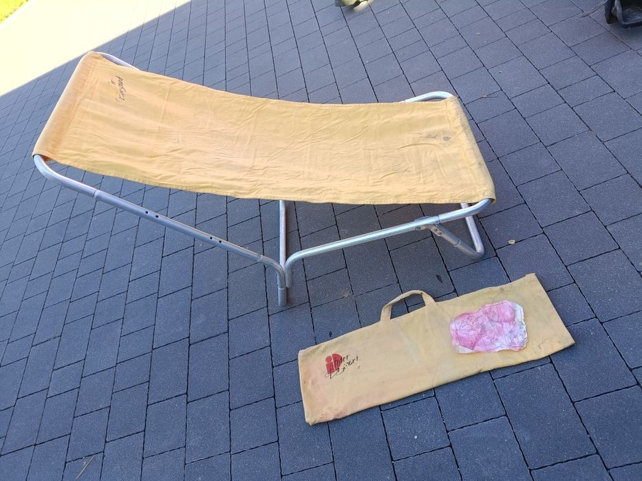 Leżak żółty kompletny
