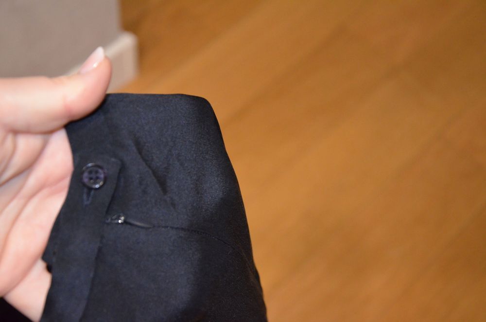 ANNALENA spódnica 100% silk r. 38/40 granat