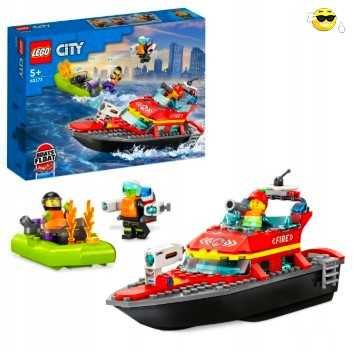 LEGO CITY łódź strażacka