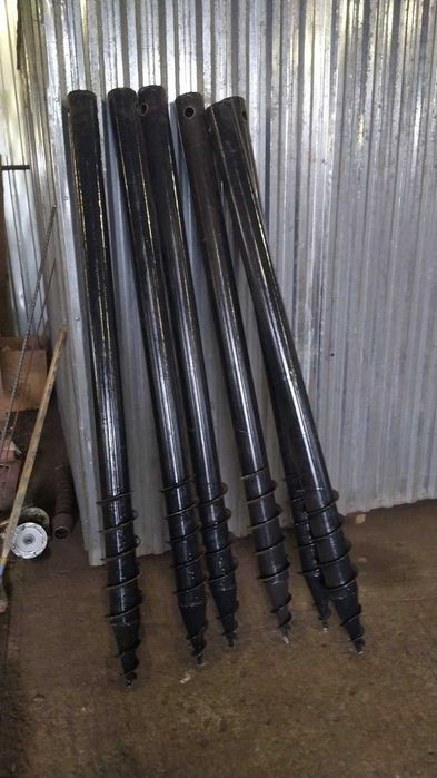 Сваї гвинтові, геошуруп, палі, сваи винтовые, монтаж, фундамент