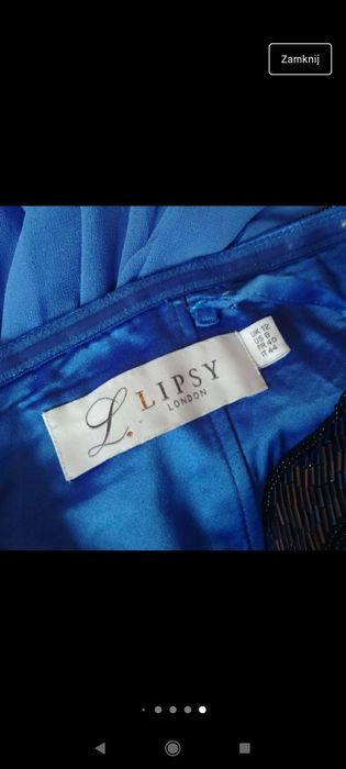 Sukienka Lipsy London rozmiar 40