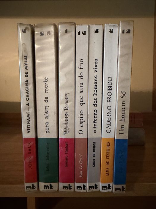 Lote 7 Livros de Bolso - Coleção Mini-Livros "mb" (Livros do Brasil)