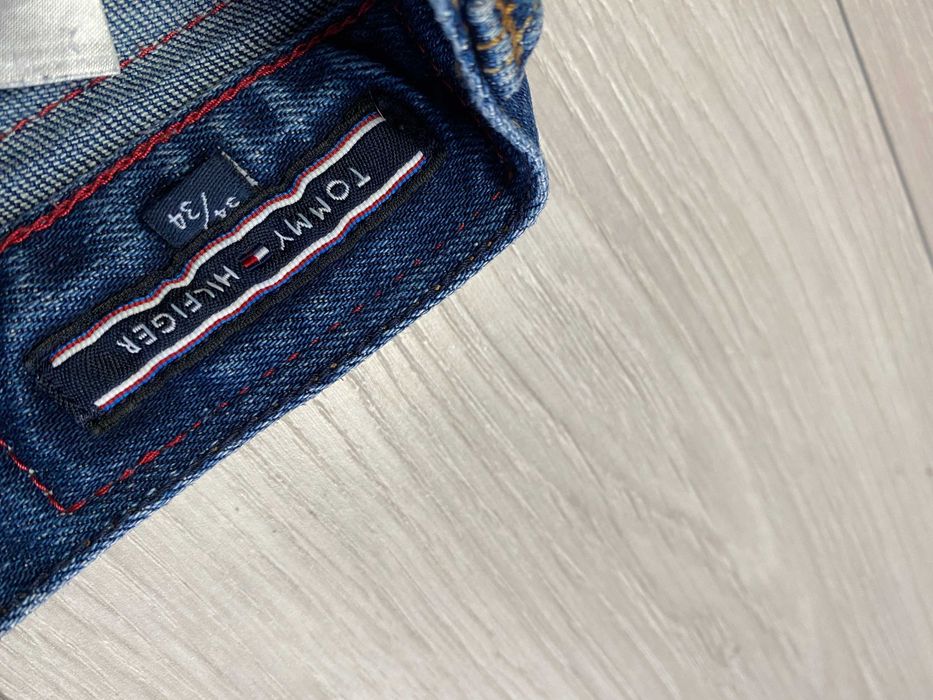 TOMMY HILFIGER r.34/34 oryginalne spodnie jeansowe męskie