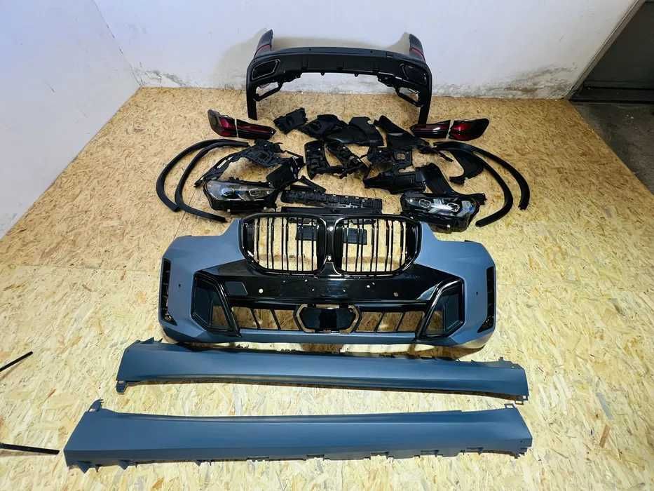 Обвес G05 X5 M Paket LCI комплект Рестайлінга + оптика BMW G05 обвес M Sport Paket 18-22 бампер г05 м пакет