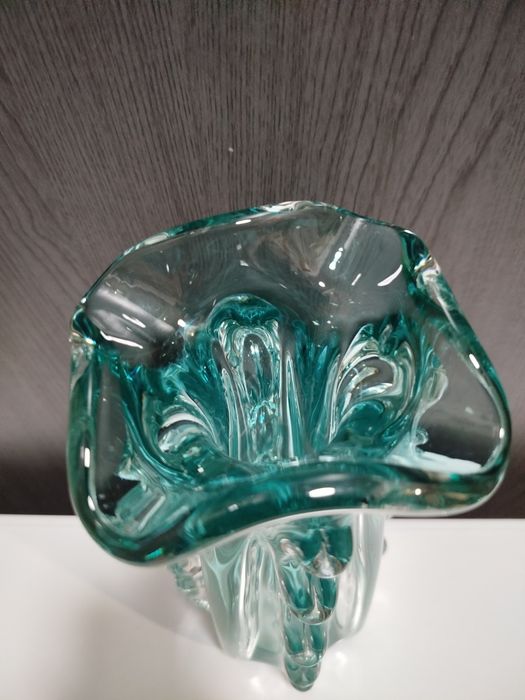 Ваза чешские стекло 28 см