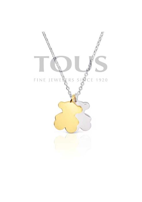 TOUS naszyjnik Sweet Dolls dwukolorowy srebro 925 oryginał