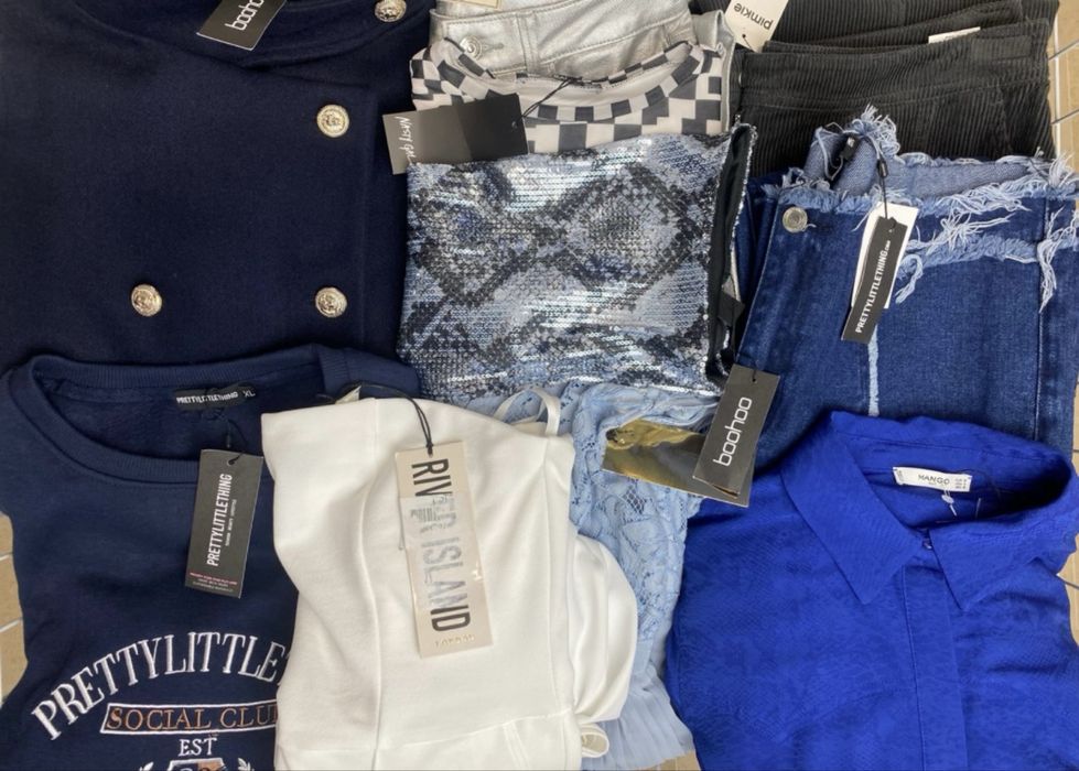 Ubrania nowe z metkami