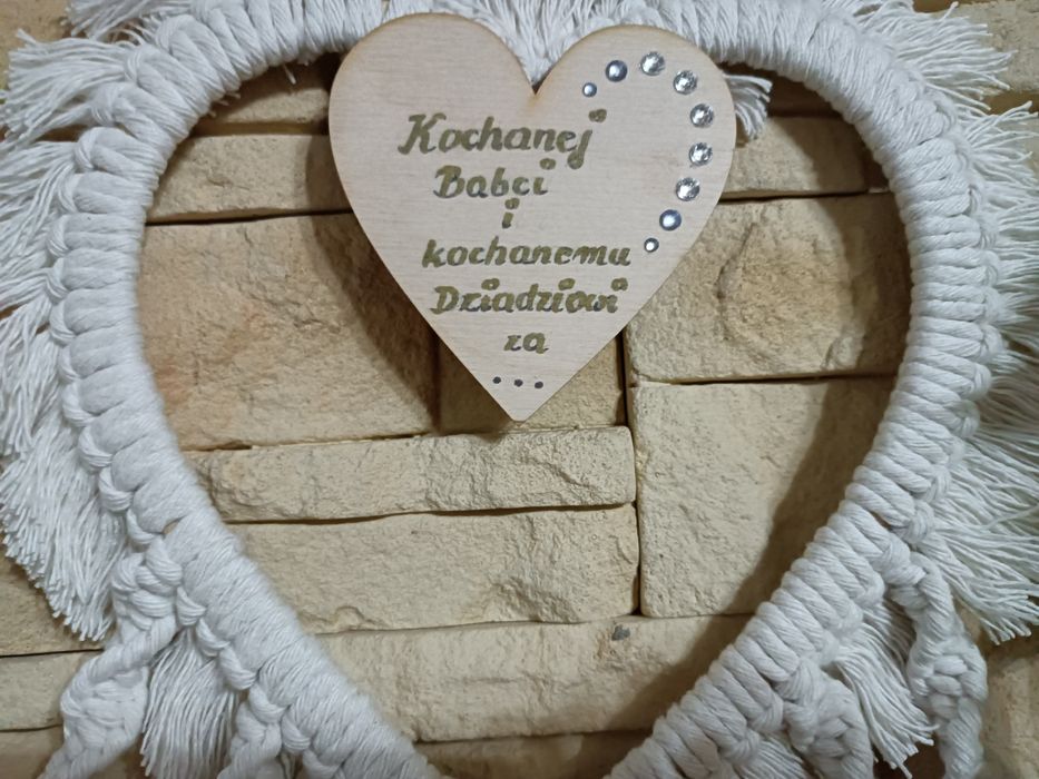 Ozdoba serce dla mamy, nauczyciela, dziadków i inne okazje