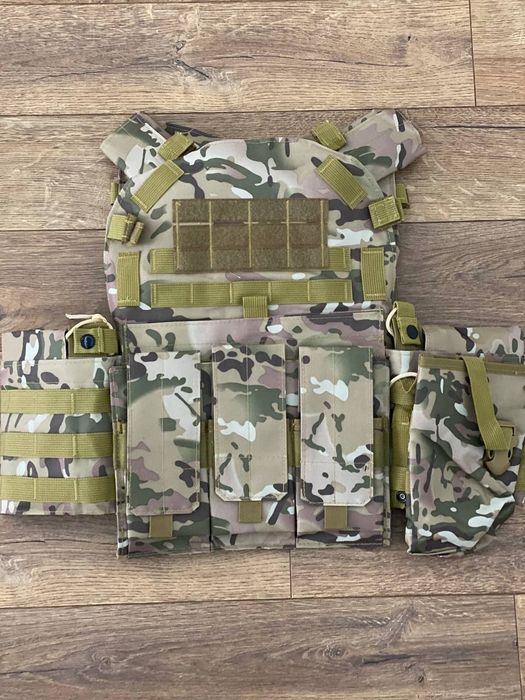 Плитоноска мультикам олива бронежилет розвантажувальний жилет тактични