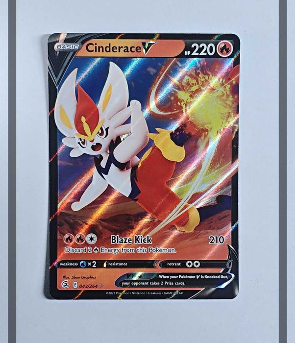 Cinderace V 043/264 FST Pokemon ENG-NM