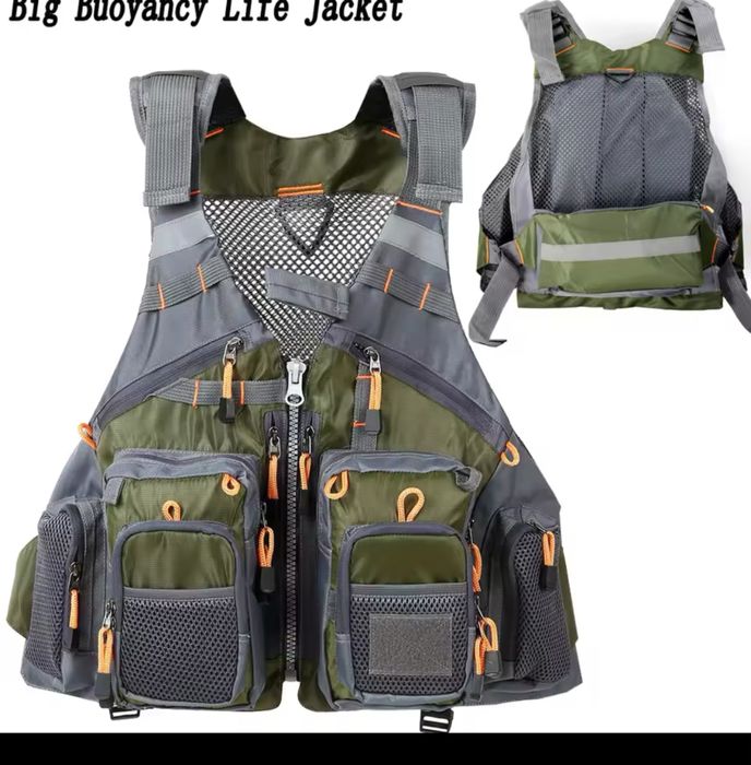 Colete para Pesca Versátil,  boia spinning, surfcasting, embarcada