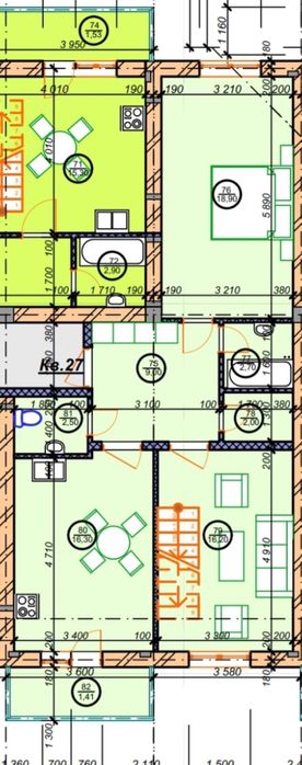 2-комнатная квартира по адресу Петефі Шандора пл. (площадь 65 м²) - Atlanta.ua - фото 10
