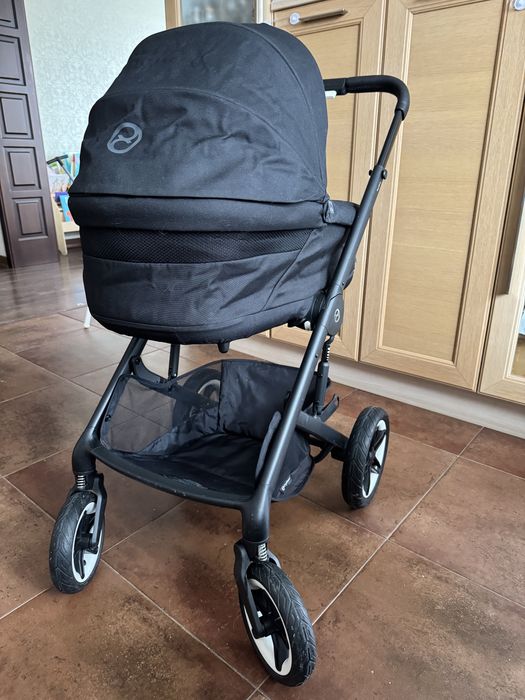 Візочок (коляска) Cybex Talos S Lux 2 в 1 Moon Black