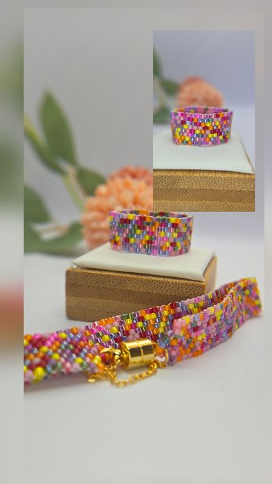 Pierścionek +bransoletka