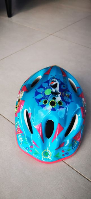 Kask rowerowy Kraina lodu rozm 52-56 cm