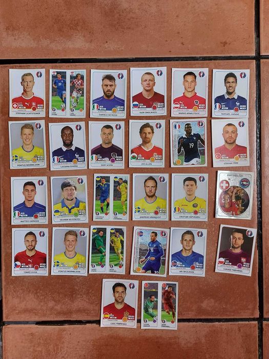 Cromos Euro 2016 e Força Portugal (Mundial 2002)