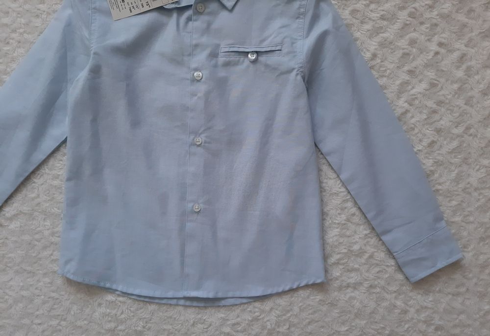 RESERVED NOWA błękitna koszula r. 128