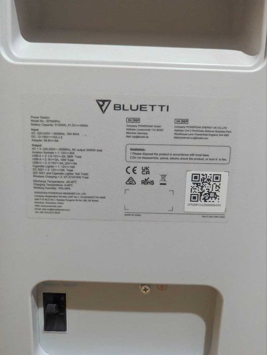 Bluetti ep500pro