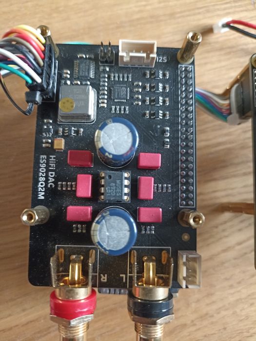 Dac ES9028Q2M, zasilacz liniowy raspberry