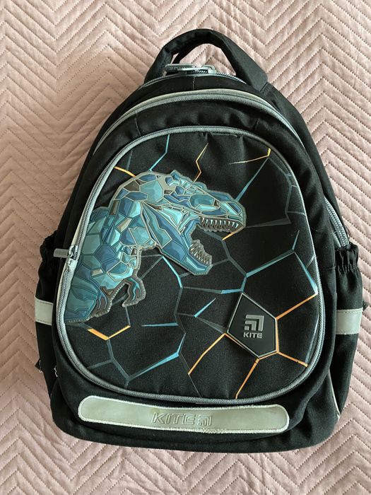 Рюкзак Kite ортопедичний динозавр/скейт зі змінною картинкою